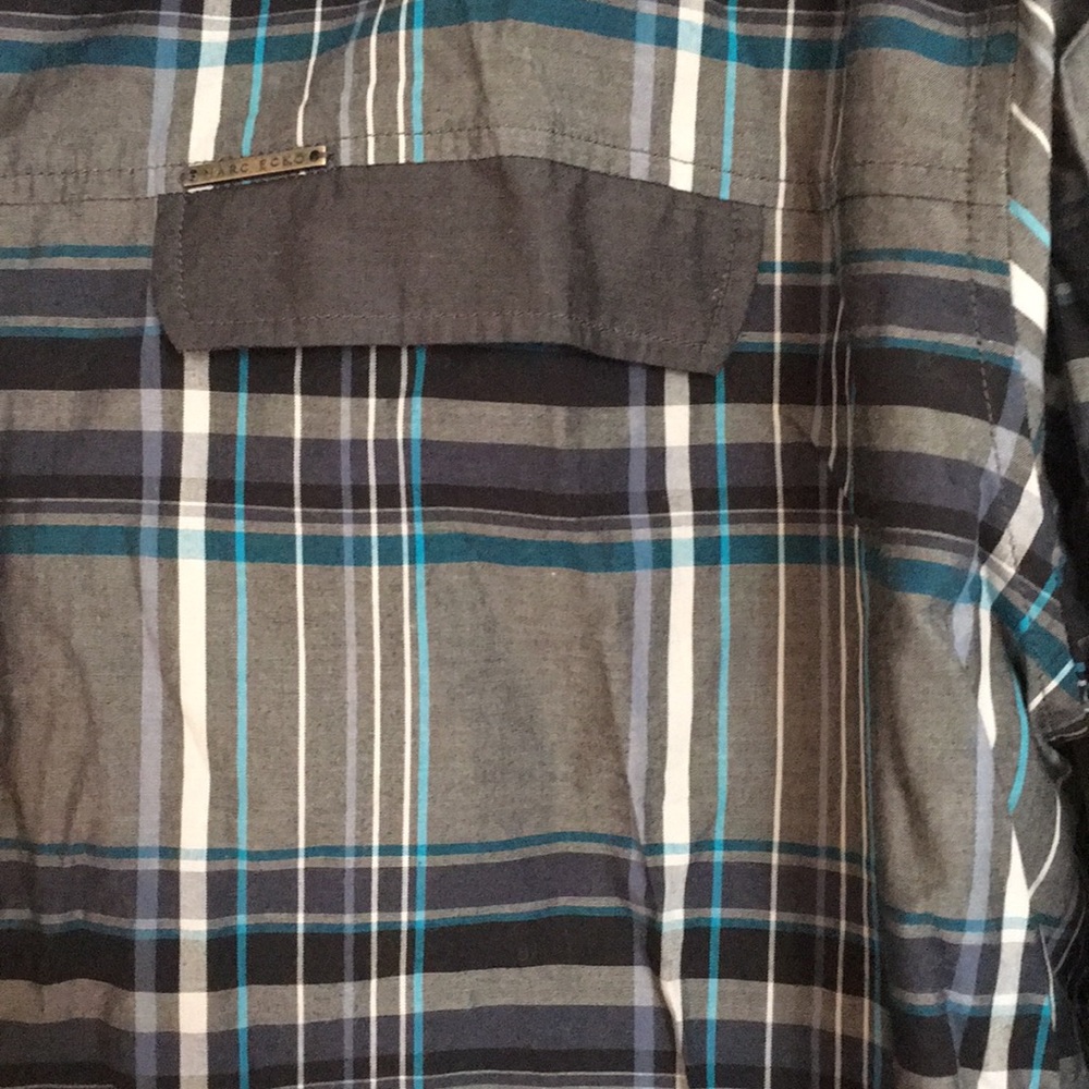 Marc Ecko Plaid Button Down Shirt - image 4